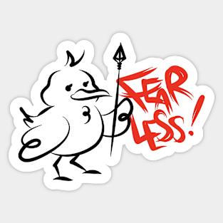 Fear Less Sticker